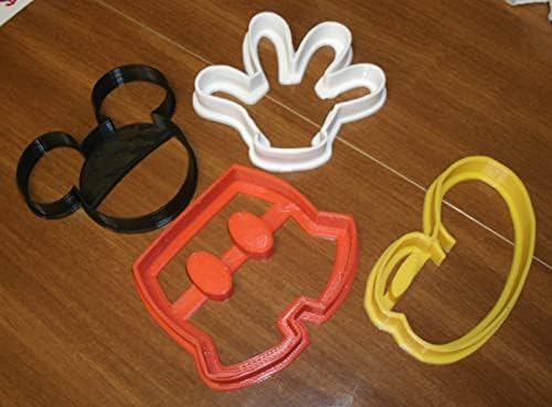 Magical Mouse Cartoon Cookie Cutters Set of 4 Made in USA