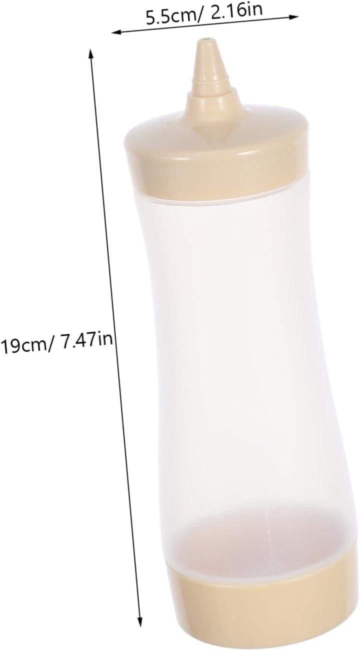 PRETYZOOM 3-Piece Squeeze Condiment Bottles Set