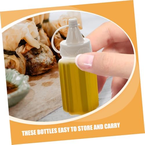 12 Pack Reusable Mini Sauce Squeeze Bottles