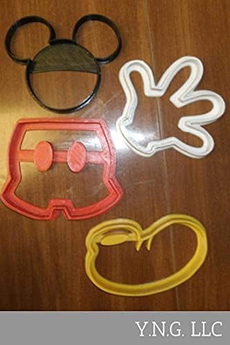 Magical Mouse Cartoon Cookie Cutters Set of 4 Made in USA