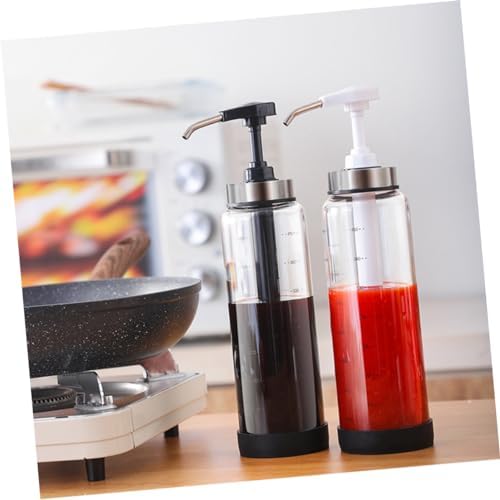 SECFOU 500ml Ketchup Dispenser Pump Bottle