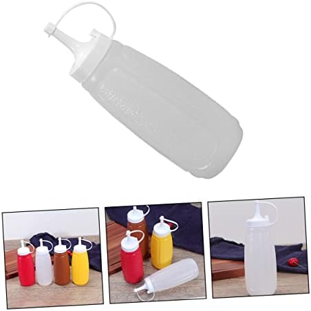 HOLIDYOYO Squeezing Sauce Bottle with Lid for Kitchen Use 1