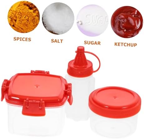 Portable Sauce Dispensers Lightweight Seasoning Boxes for Travel and Kitchen 1
