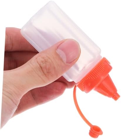 BEBEMOKO Red Condiment Squeeze Bottles Set of 4