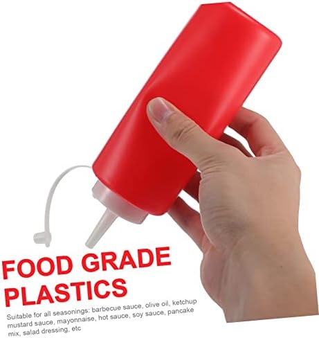 4 Pack Salad Dressing Shaker Bottles for Condiments