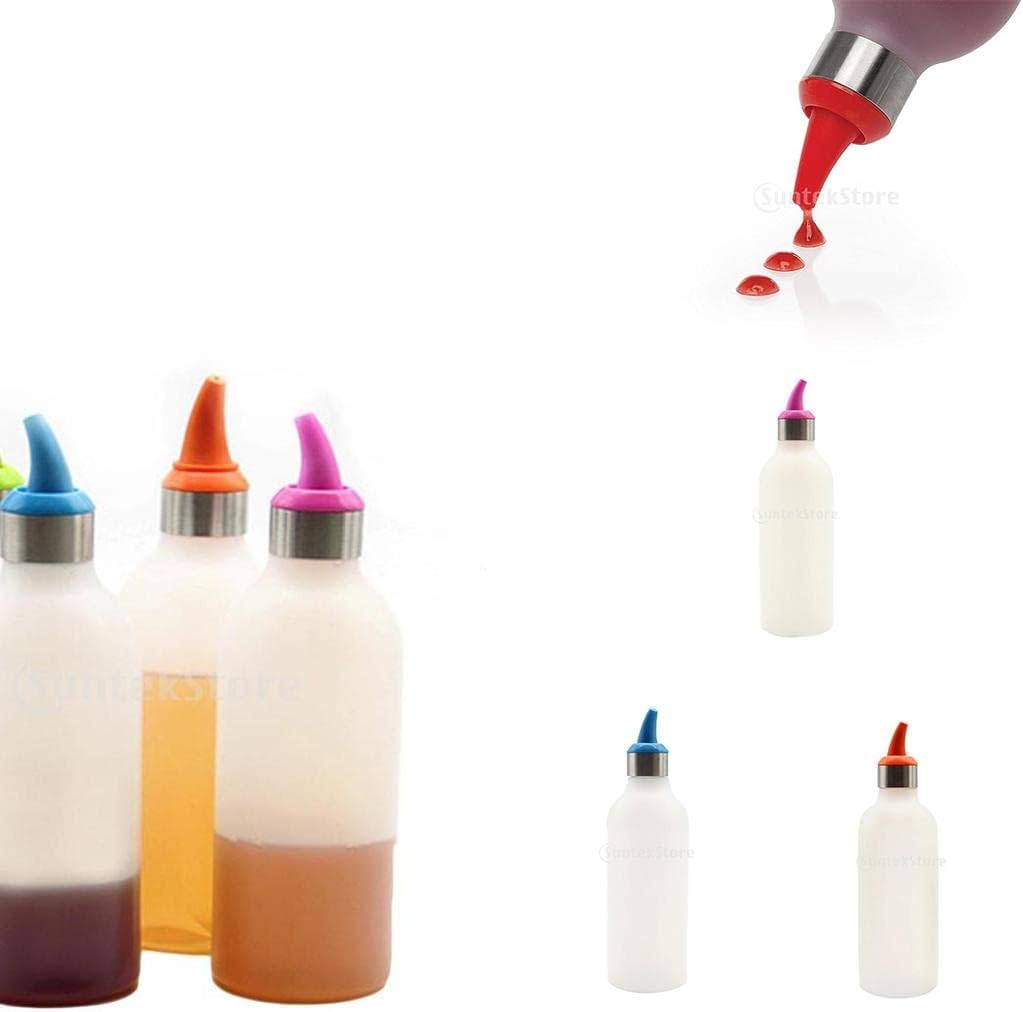 Misppro 2 Piece Condiment Squeeze Bottle Set