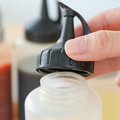 KeuLen Seasoning Jar with Squeeze Cap - Gray Large Black Small