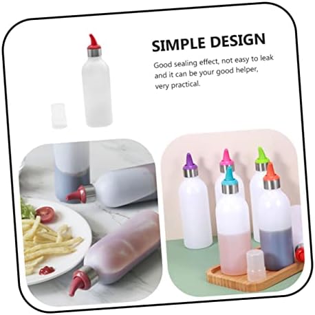 HOLIDYOYO Red Portable Condiment Squeeze Bottle