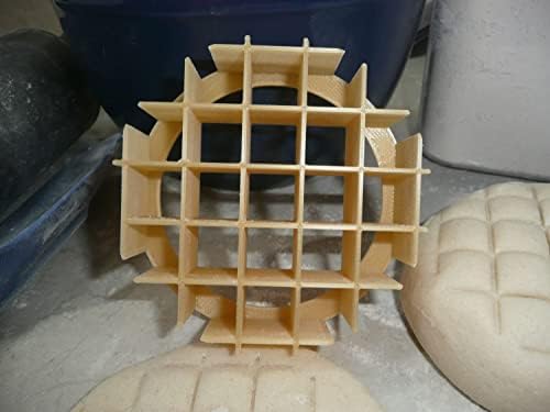 Mini Waffle Pattern Concha Cookie Cutter Made in USA