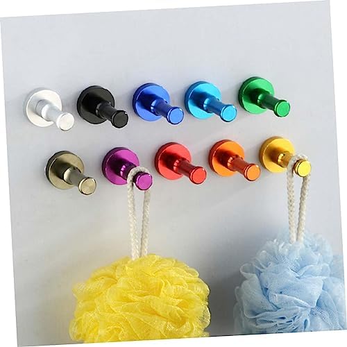 Luxshiny 10 Pcs Solid Aluminum Wall Hooks 1