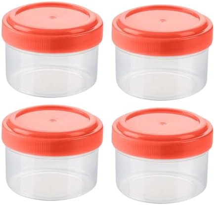 Portable Clear Seasoning Bottles Set with Leakproof Lids