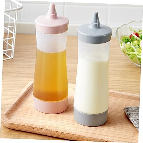 Zerodeko 4-Pack Condiment Squeeze Bottles for Kitchen