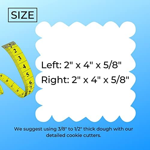 YNGLLC FLIPFLOP Cookie Cutters Set of 2