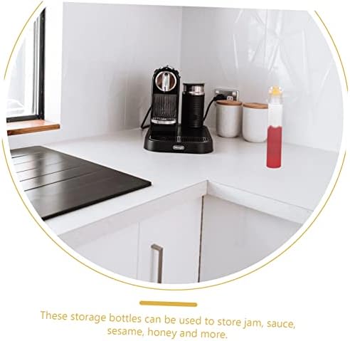 10 Pcs Reusable Squeeze Bottles for Condiments and Sauces