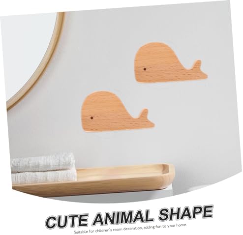 Cute Animal Wood Wall Hook for Towels Hats Bags