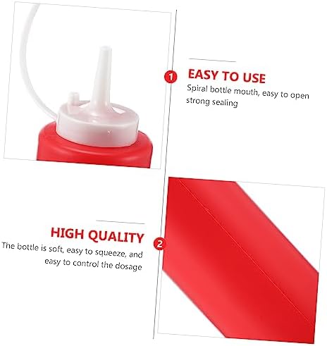 4 Pack Salad Dressing Shaker Bottles for Condiments