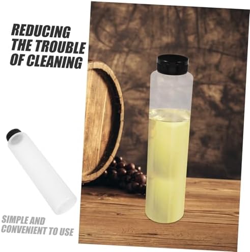CIYODO 6pc 240ml Condiment Squeeze Bottles with Caps