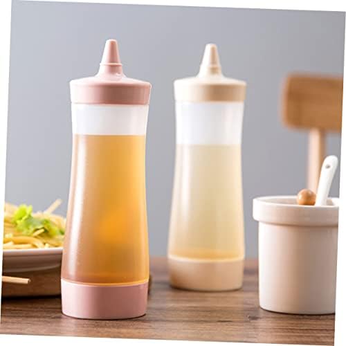 CIYODO 350ML Condiment Squeeze Bottles with Easy Squeeze Nozzle