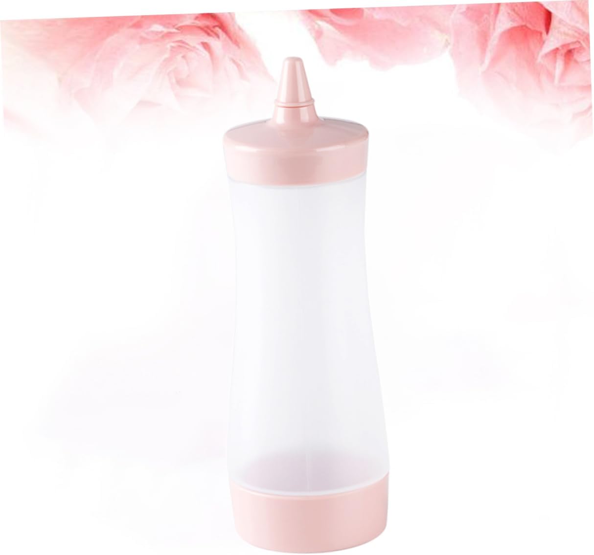 Pink Reusable Condiment Squeeze Bottles 6 Pcs Set