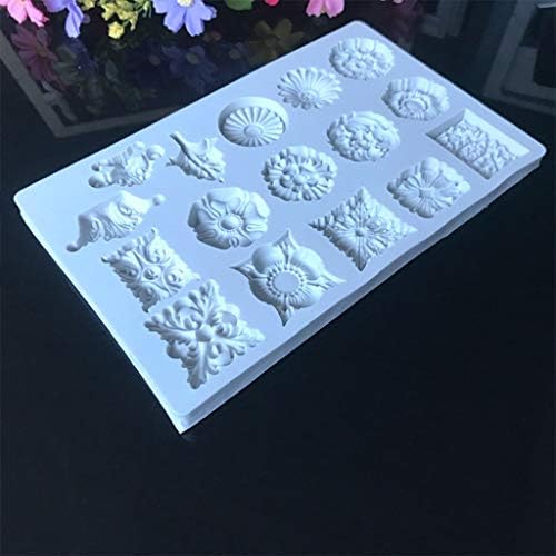 TNNOKL Sugarcraft Vintage Embossed Cookie Cutter Set