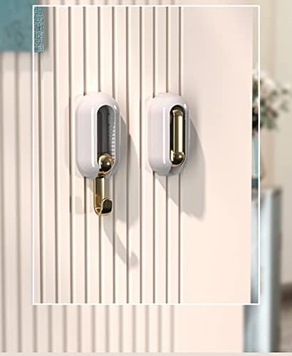 8 Pack Self Adhesive Wall Hooks for Keys Towels Purses Caps Scarves