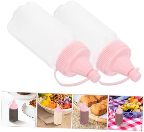 MAGICLULU 4pcs Reusable Condiment Squeeze Bottles 1