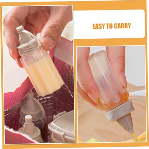 CIYODO 12pcs Reusable Condiment Squeeze Bottles Set