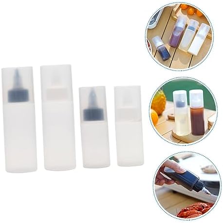 HOLIDYOYO Reusable Salad Dressing Bottle Set 4 Pack