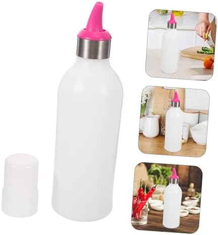 Reusable Condiment Squeeze Bottle with Secure Cap