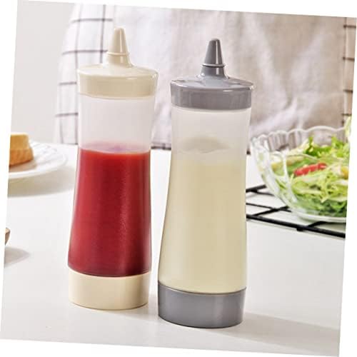 3pcs Plastic Squeeze Sauce Bottles for BBQ Camping