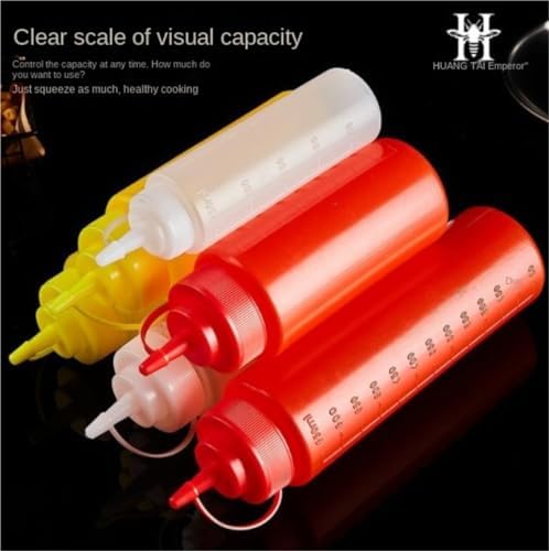 KLEYE Yellow 450ml Condiment Squeeze Bottle