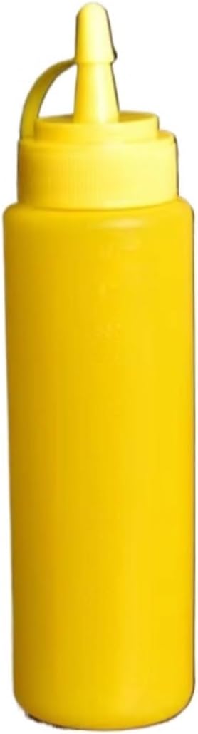 KLEYE Squeeze Sauce Bottles Pack of 5 Yellow 800ml