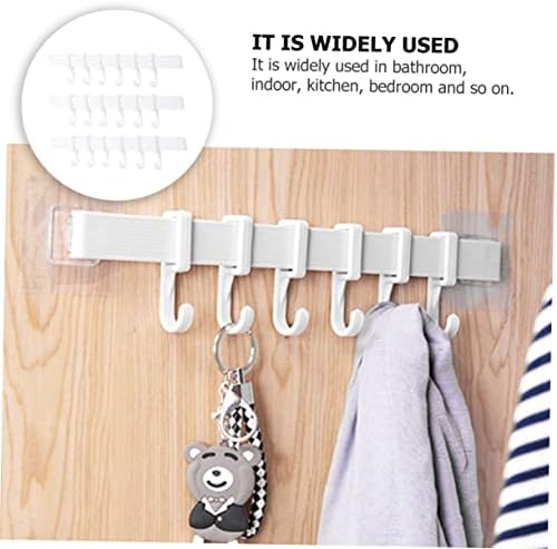 FOYTOKI 3pcs Gold Plated Adhesive Hook Rack 1