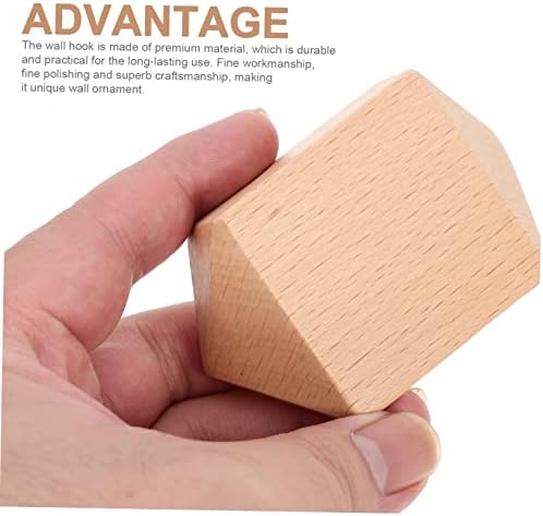 KAILIKETIY 1 Set Multi Functional Wooden Wall Hooks