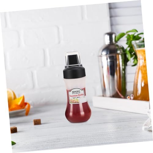 Garneck 5-Hole Refillable Condiment Squeeze Bottle
