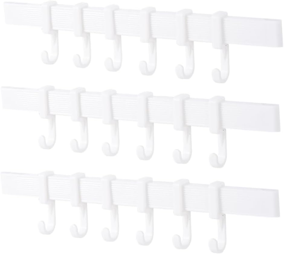 FOYTOKI 3pcs Gold Plated Adhesive Hook Rack 1