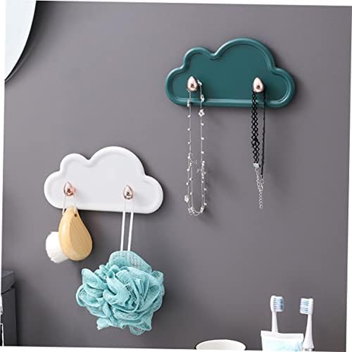 POPETPOP 4pcs Space-Saving Cloud Hangers Wall Hooks