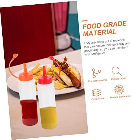 CIYODO Ergonomic Squeeze Ketchup Bottles 2 Pack 1