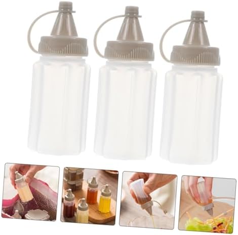 Anneome 12-Pack Multi-Function Condiment Squeeze Bottles