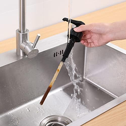Kitchen Multi-Use Sauce Squeeze Bottle Nozzles Black