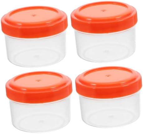 EXHUMKY 4PCS Mini Ketchup Bottles Travel Condiment Containers 1