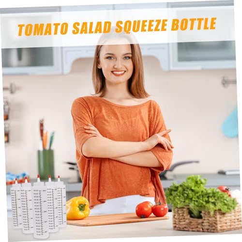 HOLIDYOYO 6-Piece Condiment Squeeze Bottles Set