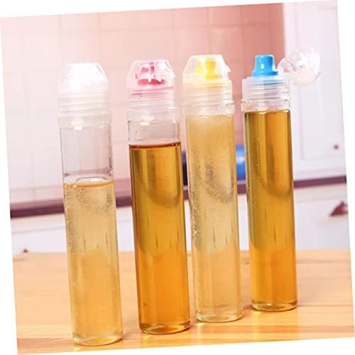FELTECHELECTR 8pc Syrup Pump Apothecary Jars with Lids Set