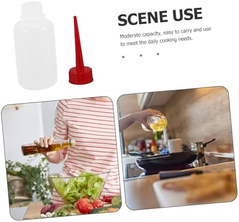 CIYODO Reusable Plastic Condiment Squeeze Bottle for Sauces and Seasonings