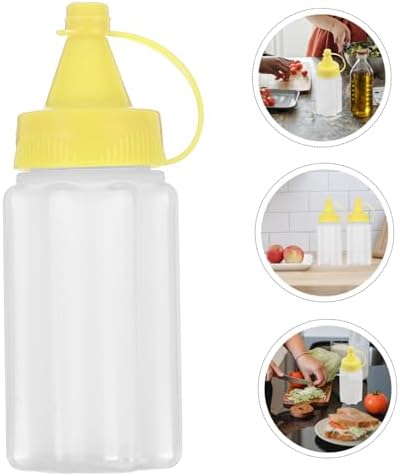 4PCS Reusable Condiment Squeeze Bottles for Kitchen Use 1