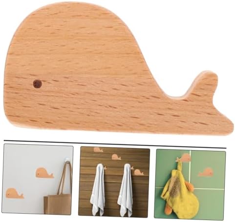 Cute Animal Wood Wall Hook for Towels Hats Bags