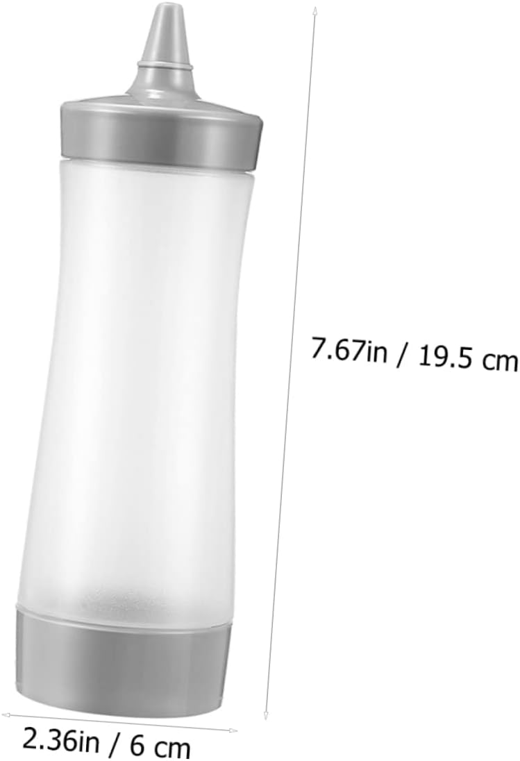 Zerodeko 4-Pack Condiment Squeeze Bottles for Kitchen