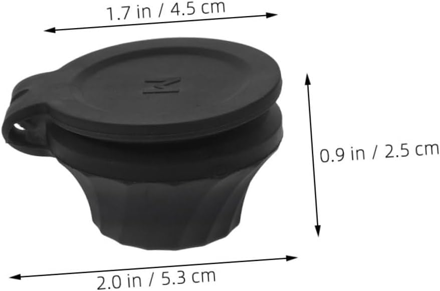 BIUDECO 6pcs Inverted Flip Top Shampoo Caps Leak Proof Reusable