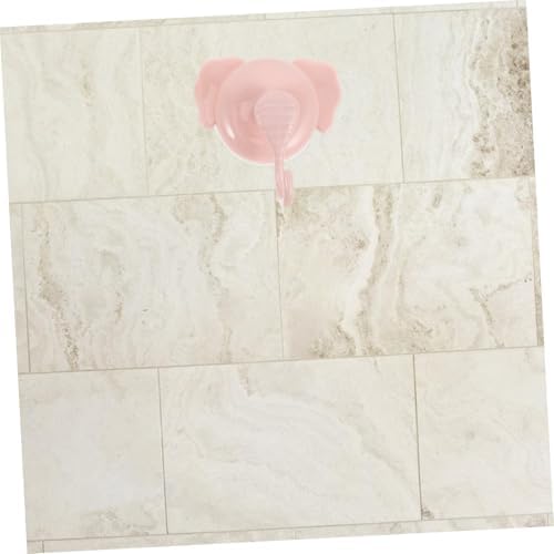 Cabilock Bathroom Suction Cup Hooks 4pcs Elephant Design No Drill