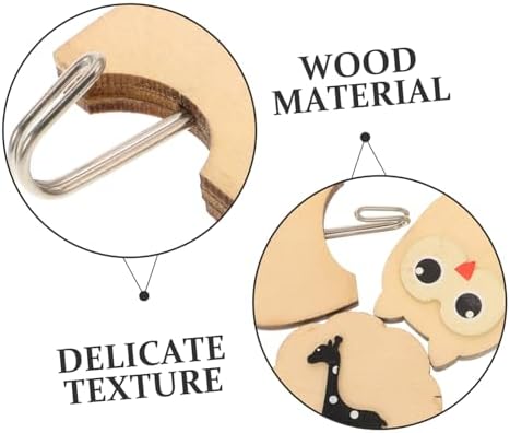 ORFOFE 4PCS Wall Hooks Adhesive Coat Hangers for Kids Bathroom Living Room